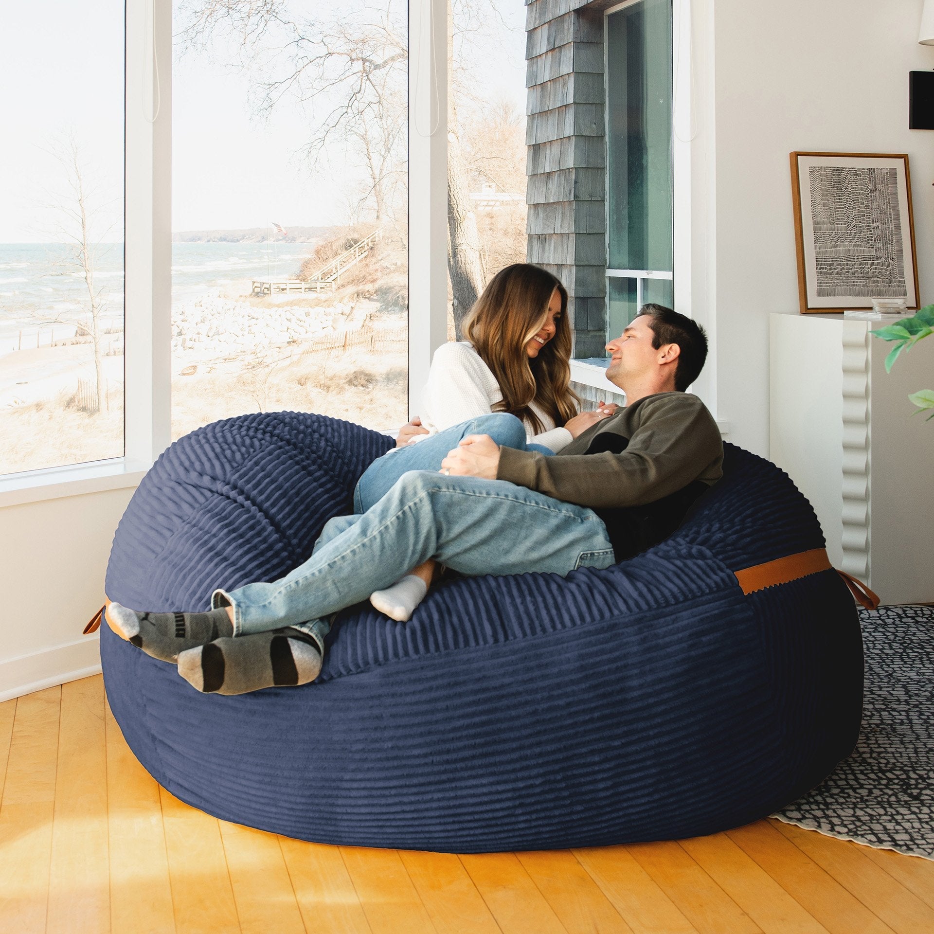 Fuf® 7Ft Foam Bean Bag