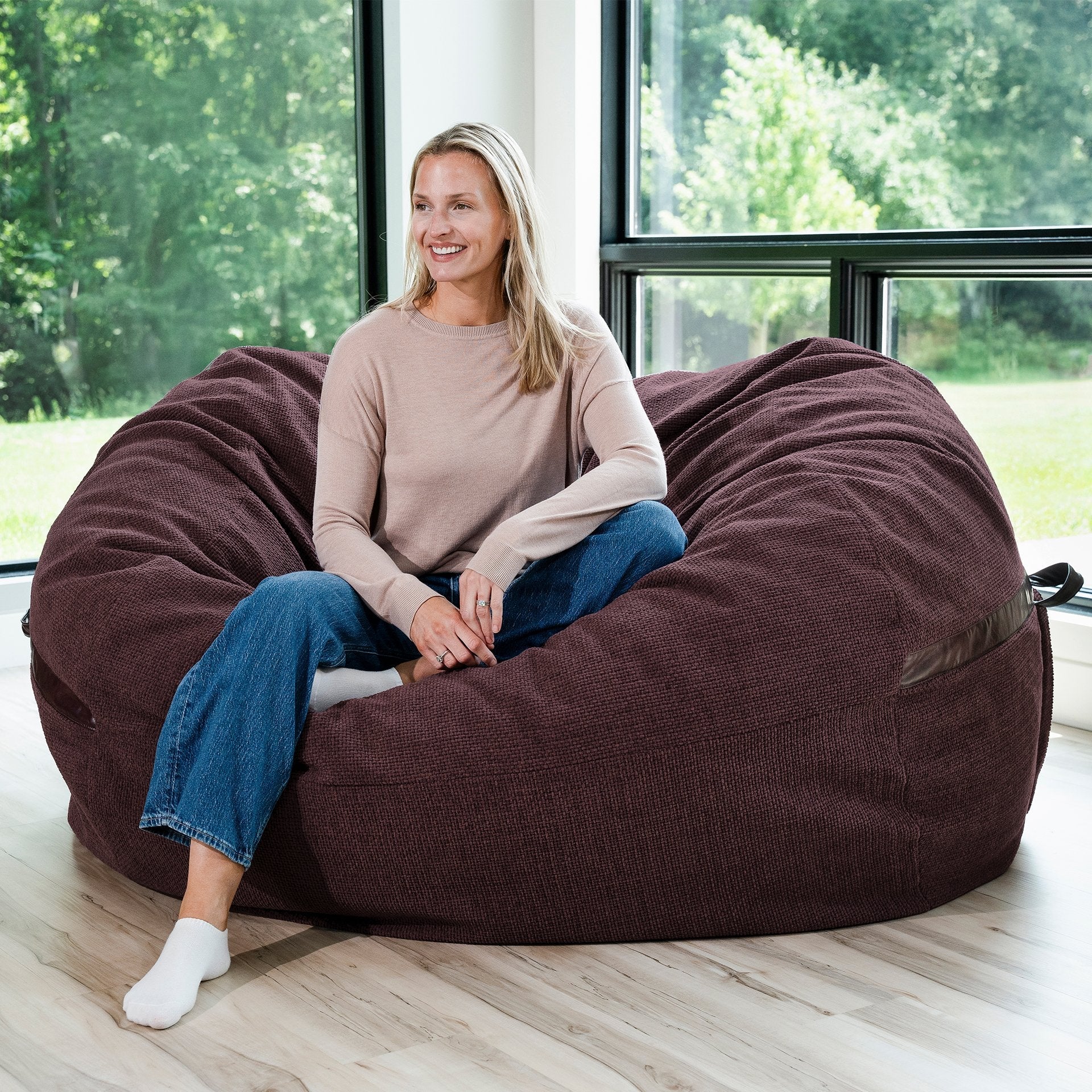 Fuf® 7Ft Foam Bean Bag