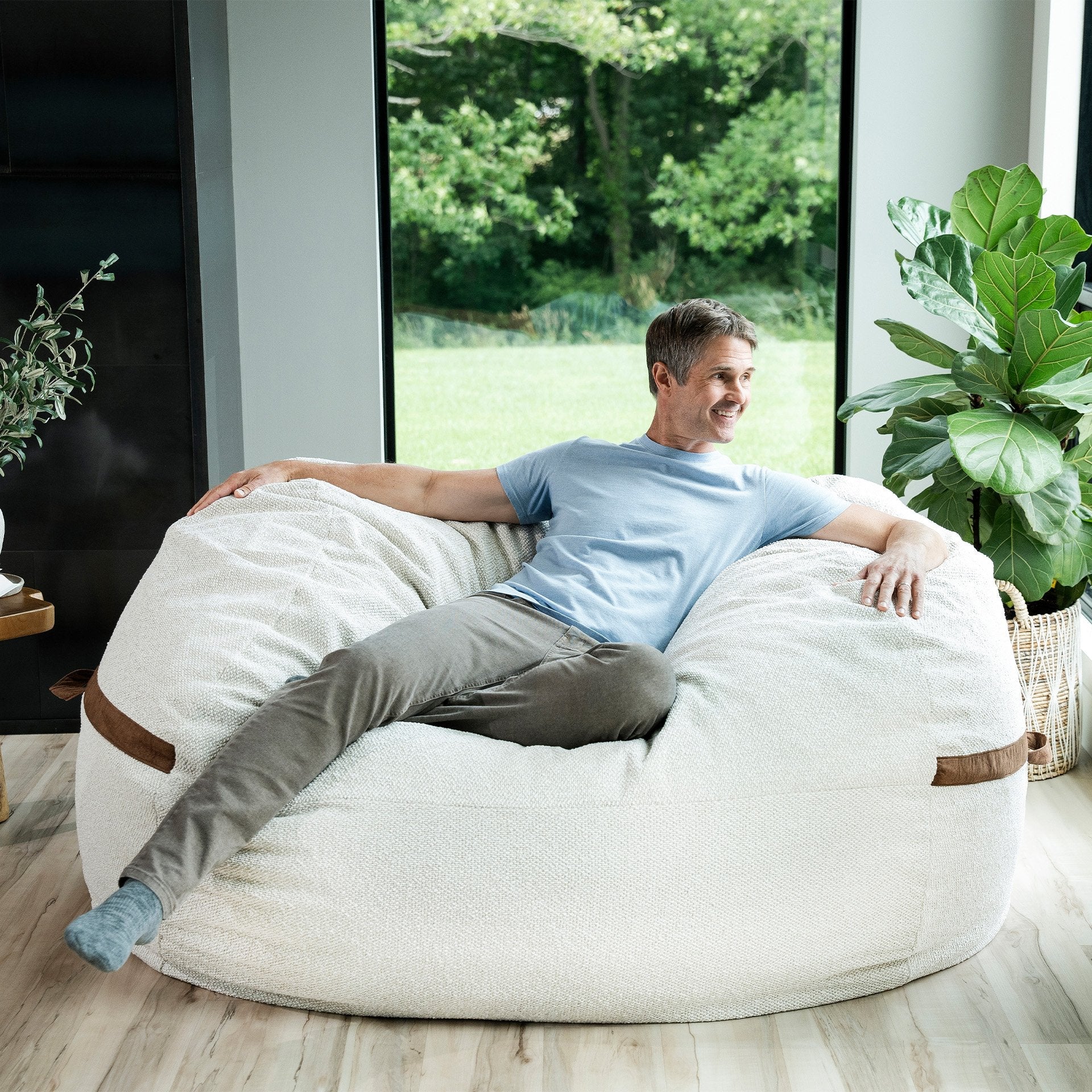 Fuf® 7Ft Foam Bean Bag