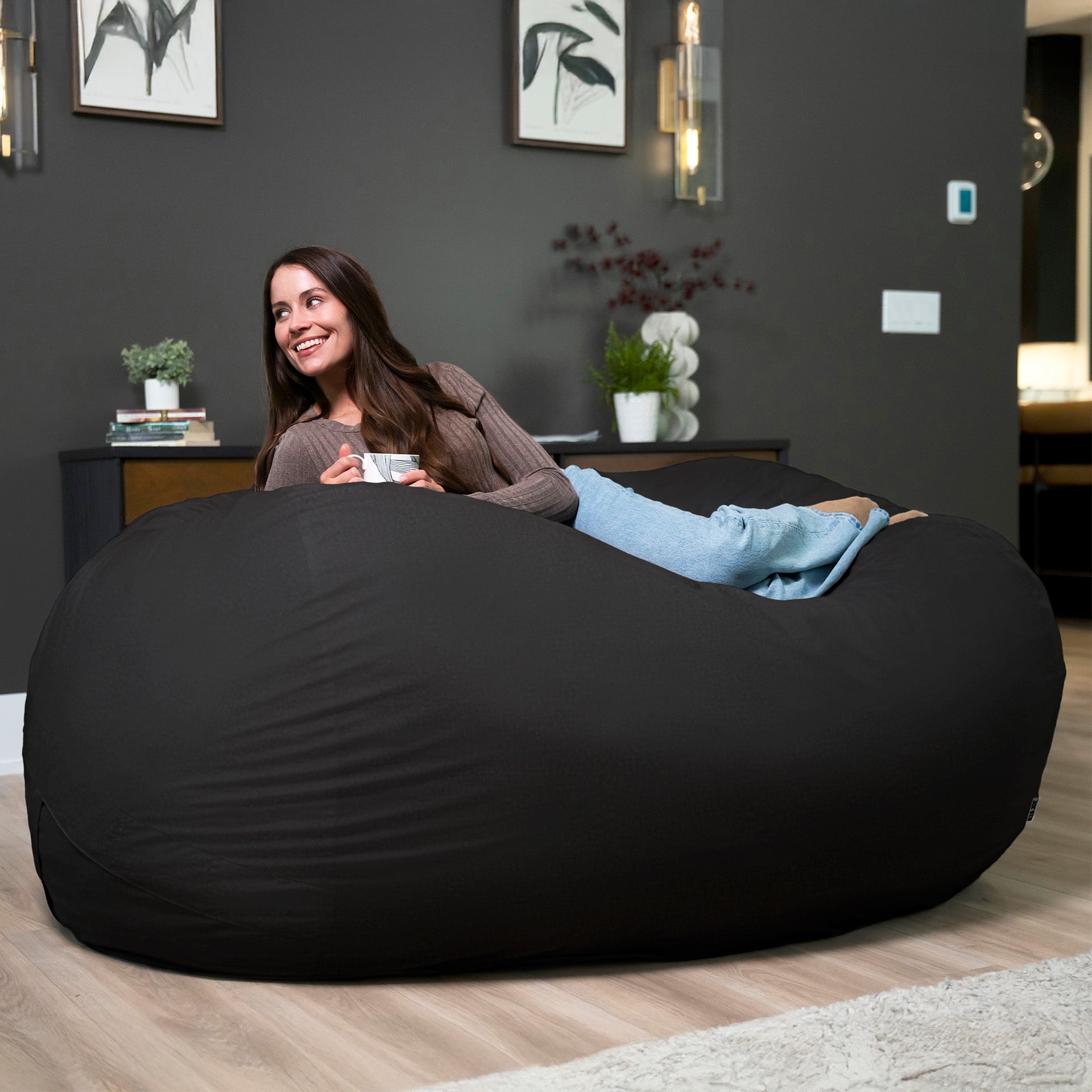 Fuf® 7Ft Foam Bean Bag