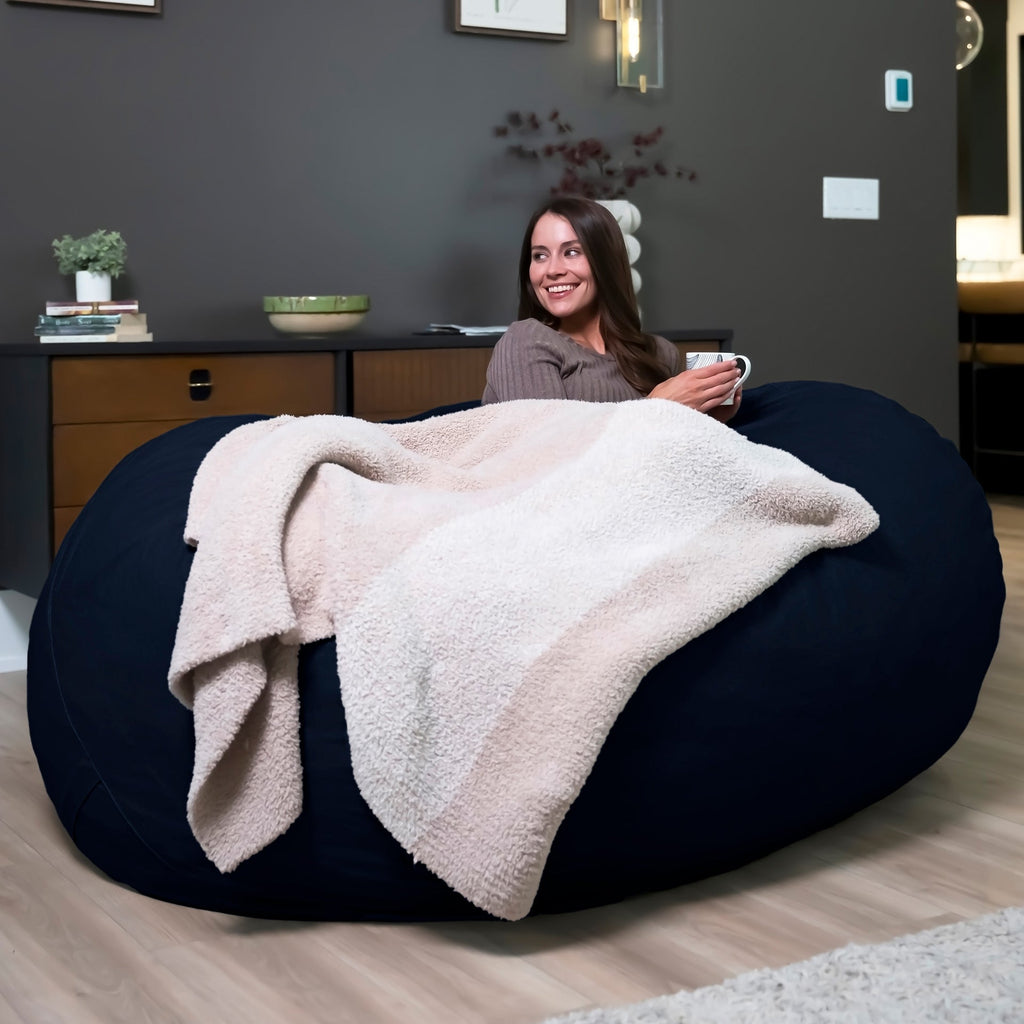 Fuf® 7Ft Foam Bean Bag