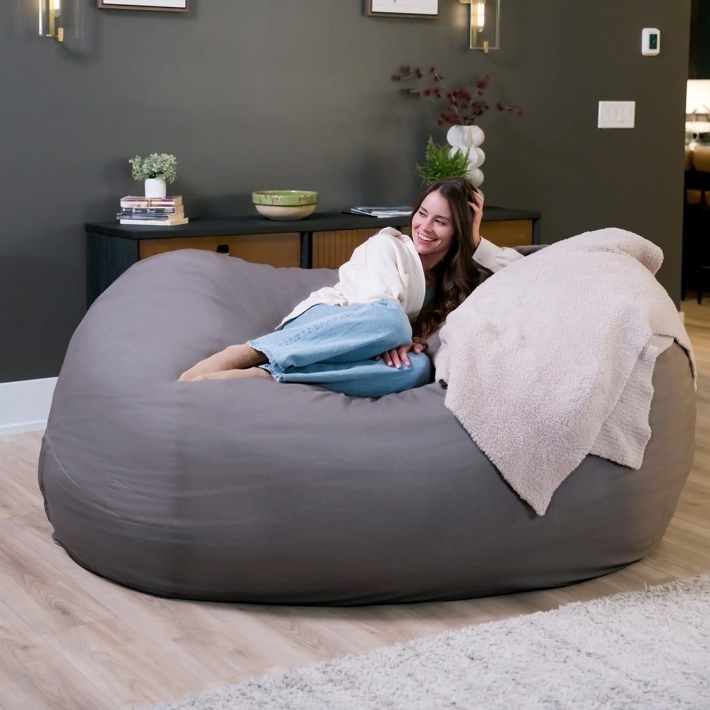 Fuf® 7Ft Foam Bean Bag