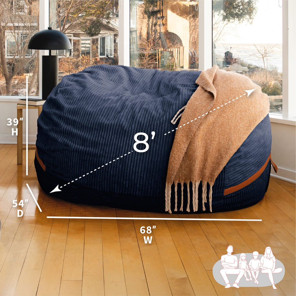 Fuf® 8Ft Giant Bean Bag