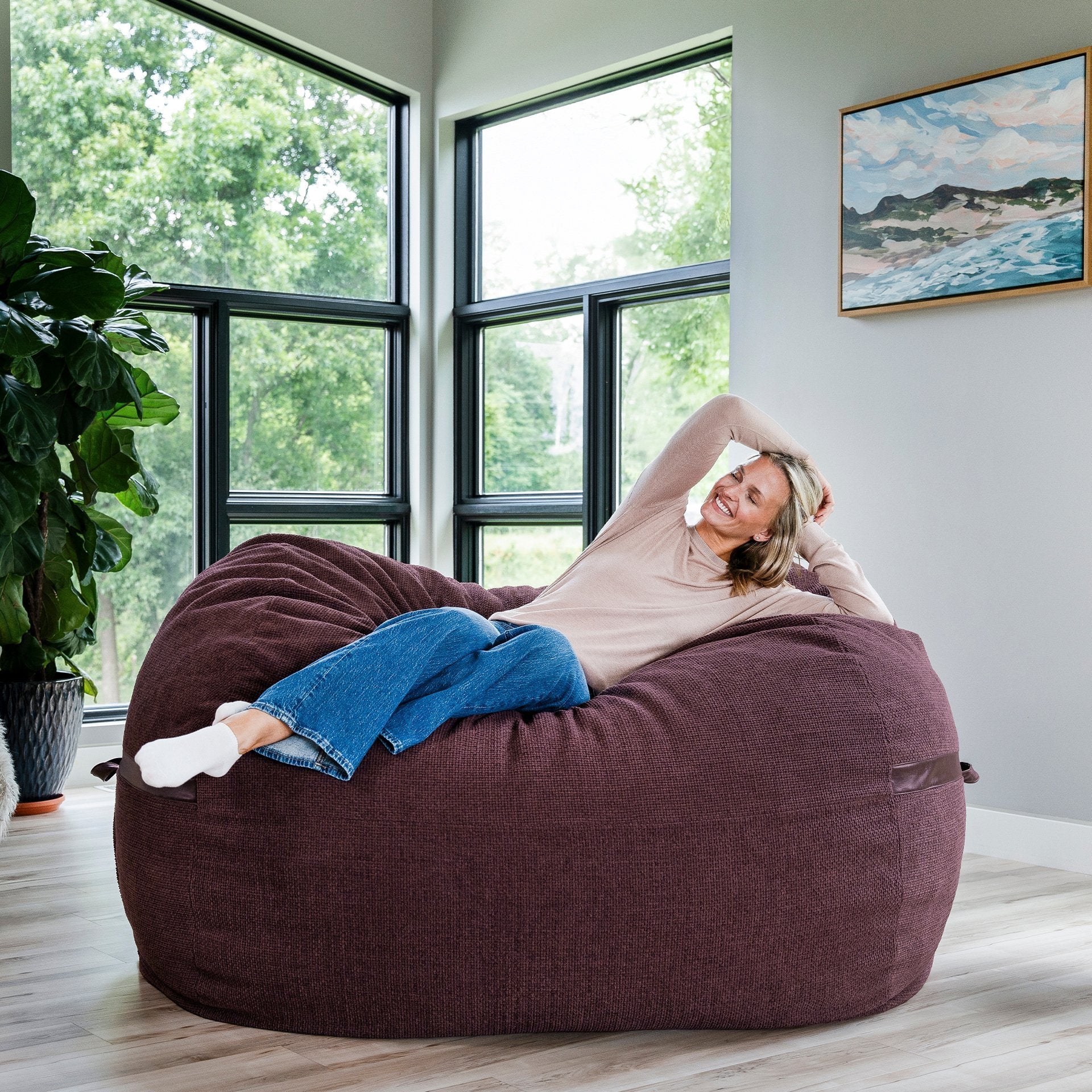 Fuf® 8Ft Giant Bean Bag