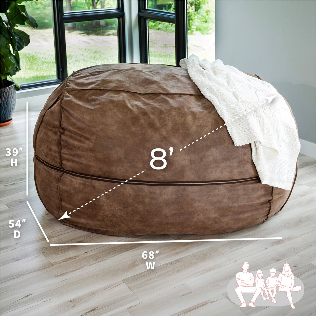 Fuf® 8Ft Giant Bean Bag