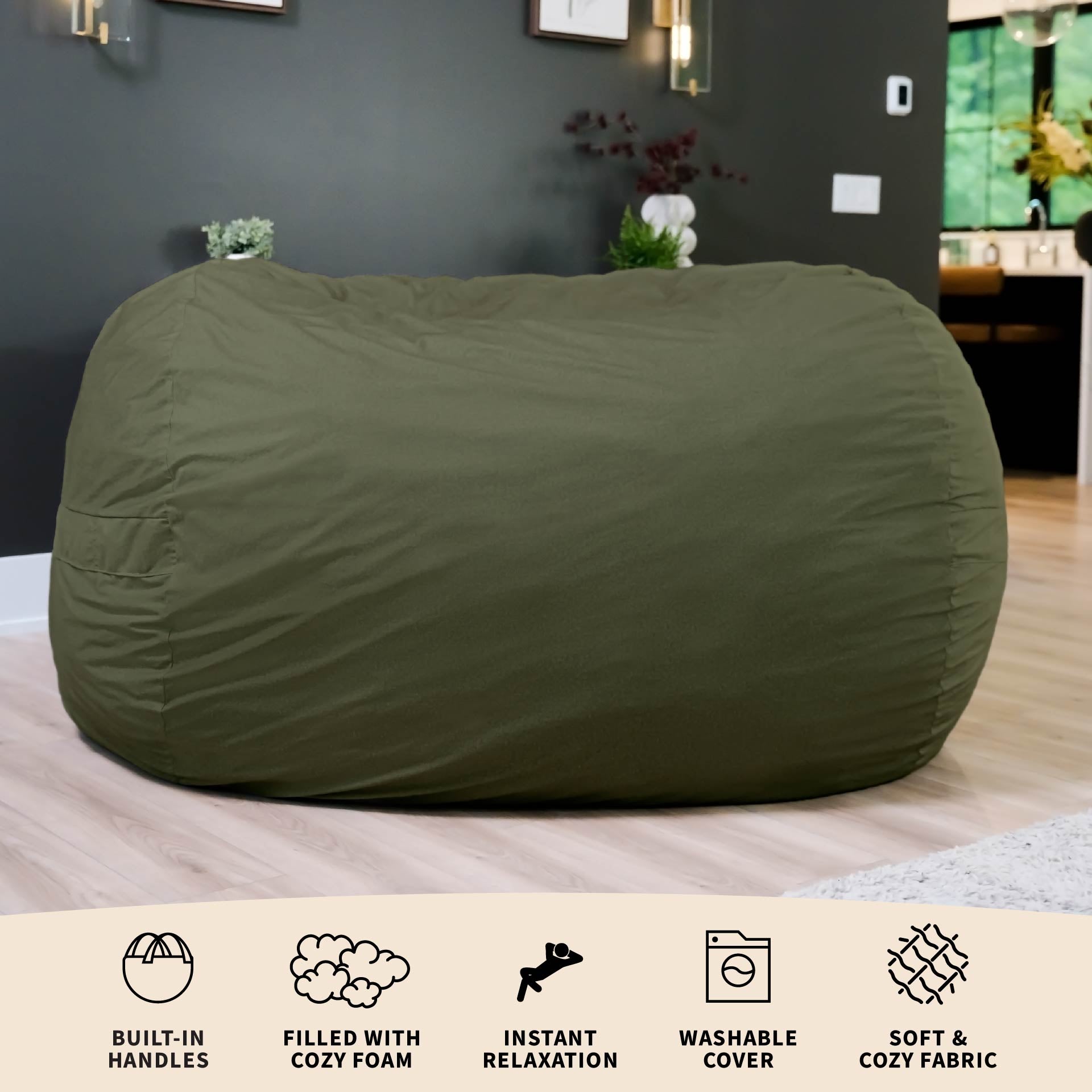Fuf® 8Ft Giant Bean Bag