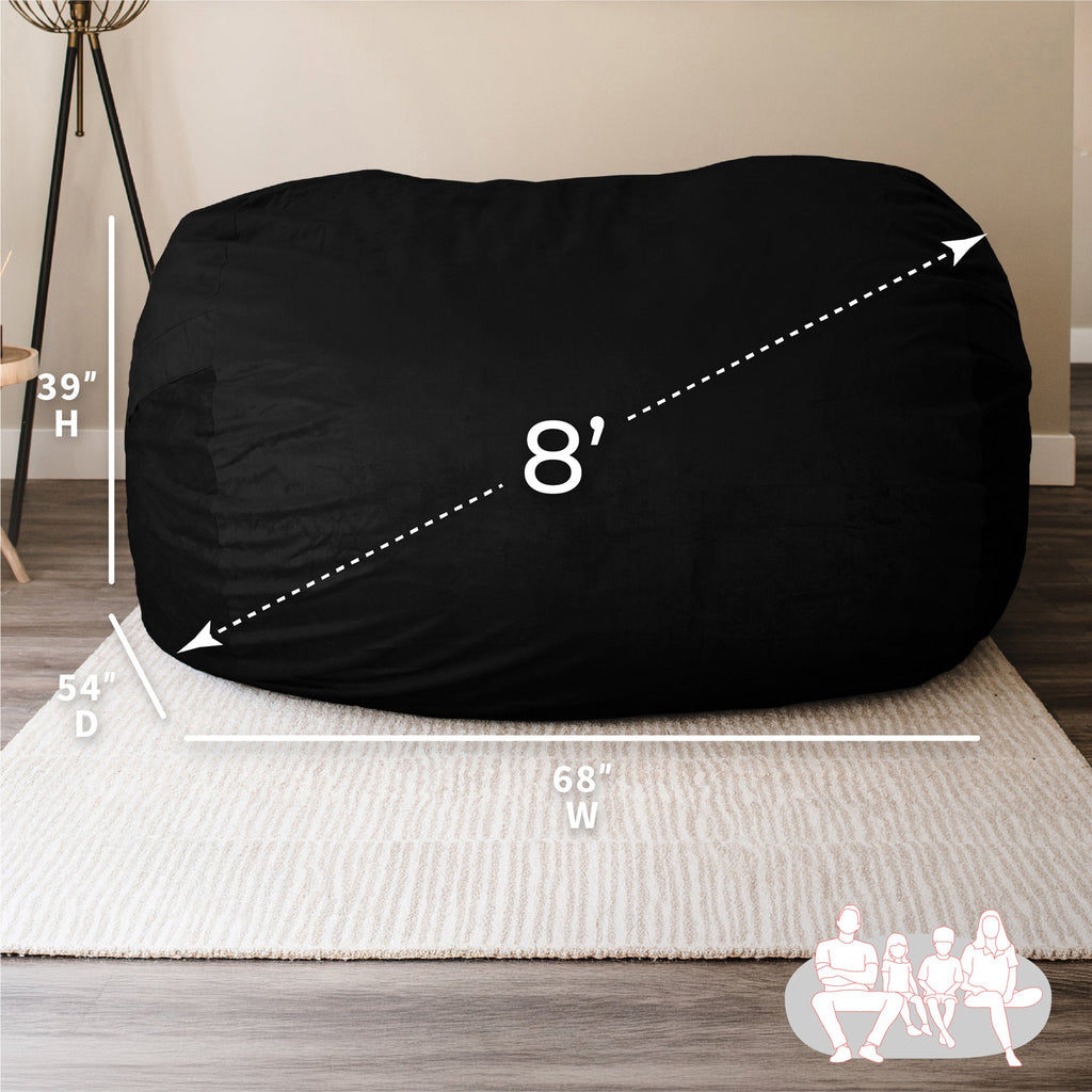 Fuf® 8Ft Giant Bean Bag