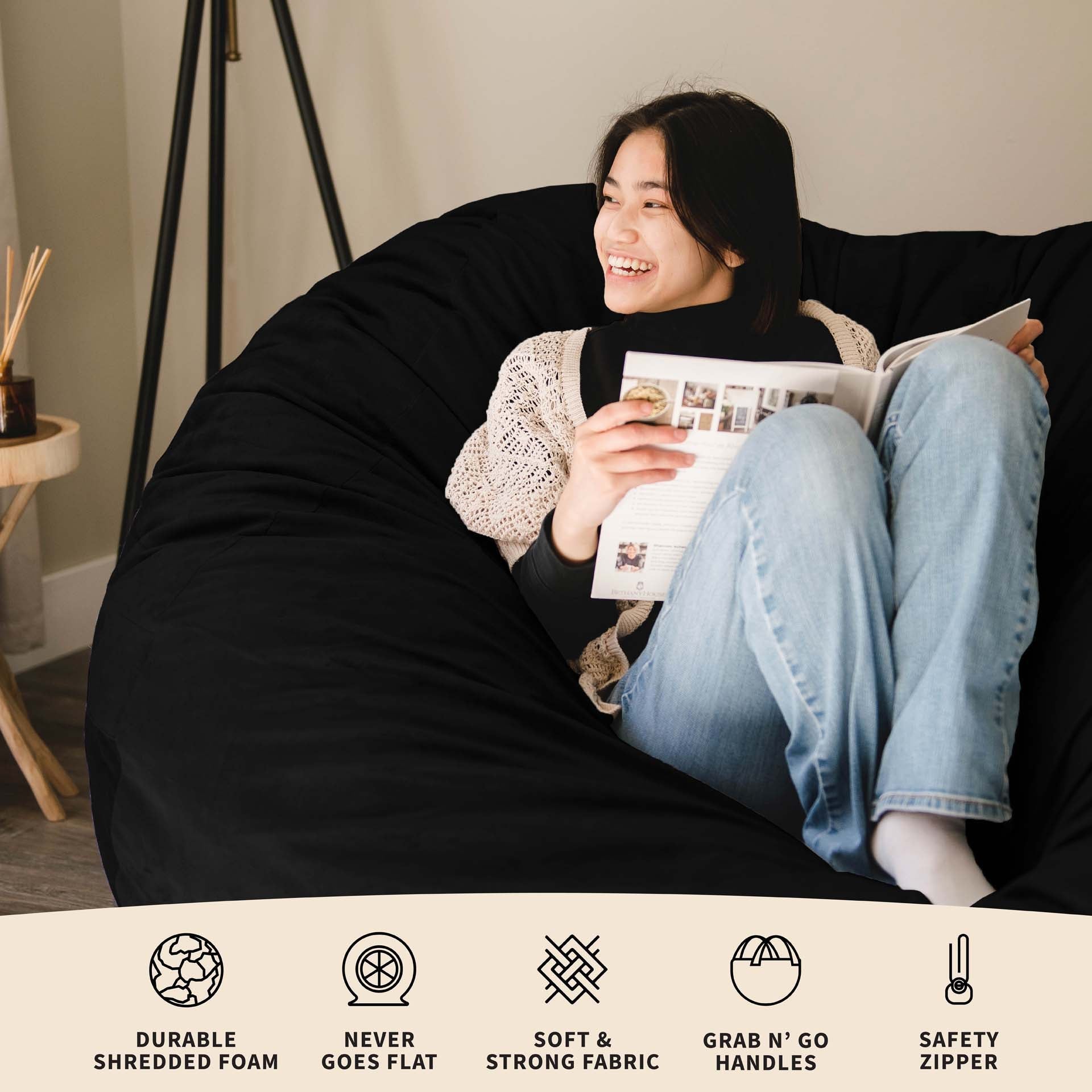 Fuf® 8Ft Giant Bean Bag