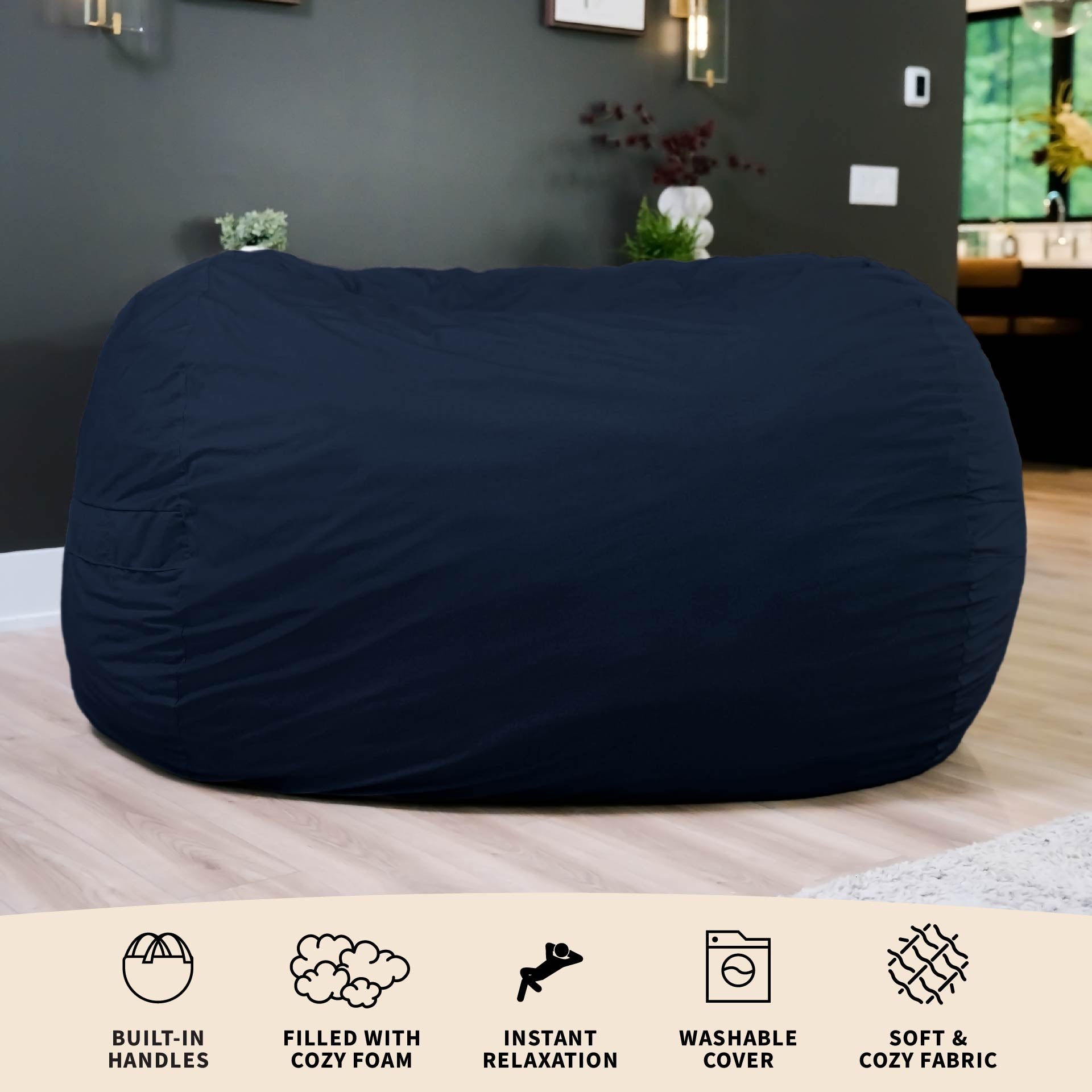 Fuf® 8Ft Giant Bean Bag