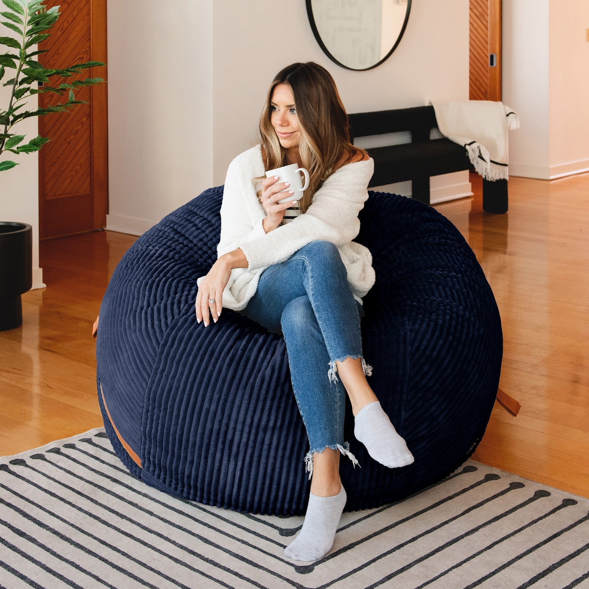 Fuf® 5Ft Foam Bean Bag