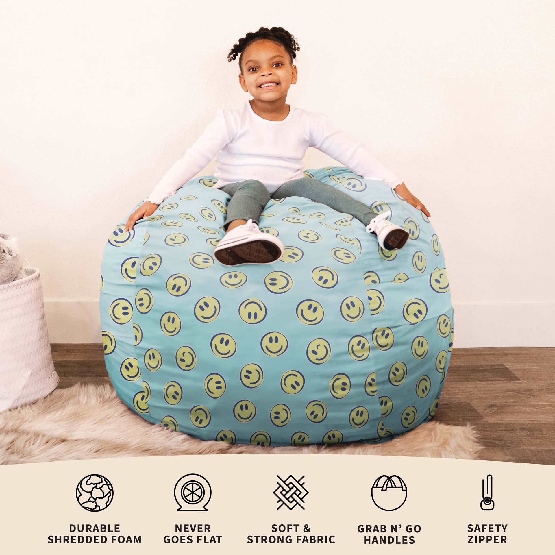 Fuf® 4Ft Foam Bean Bag
