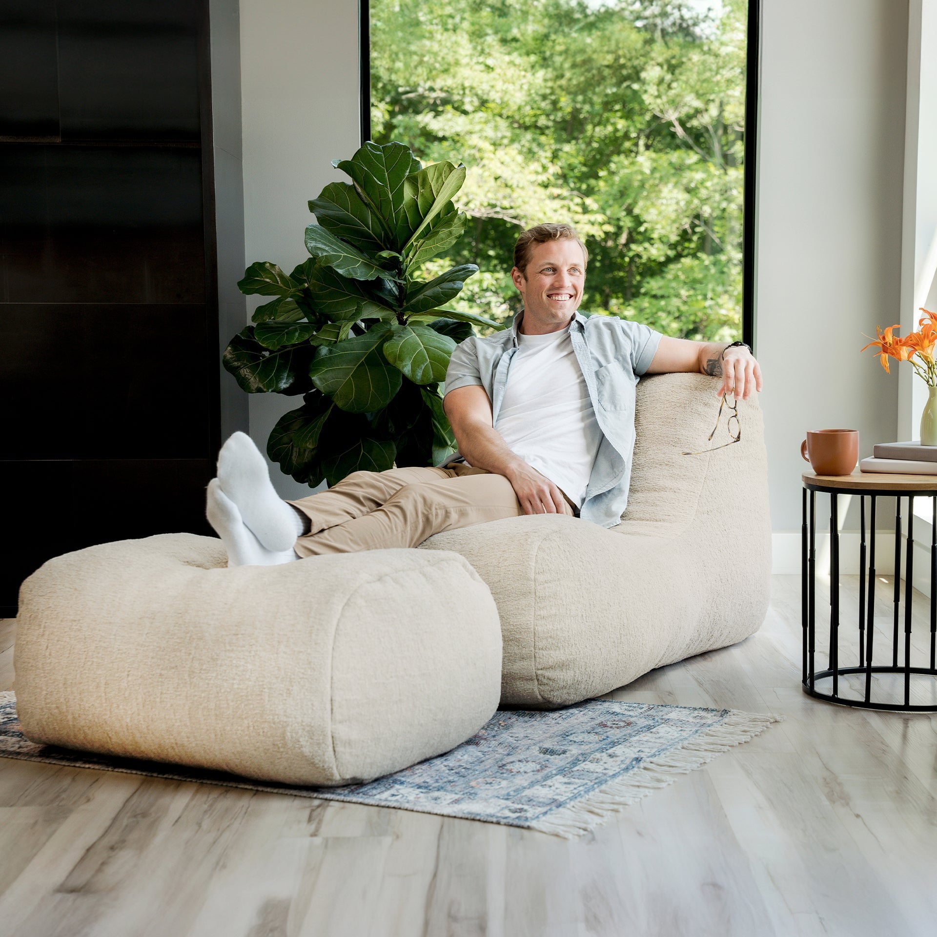 Modora® Chair and Ottoman Bundle