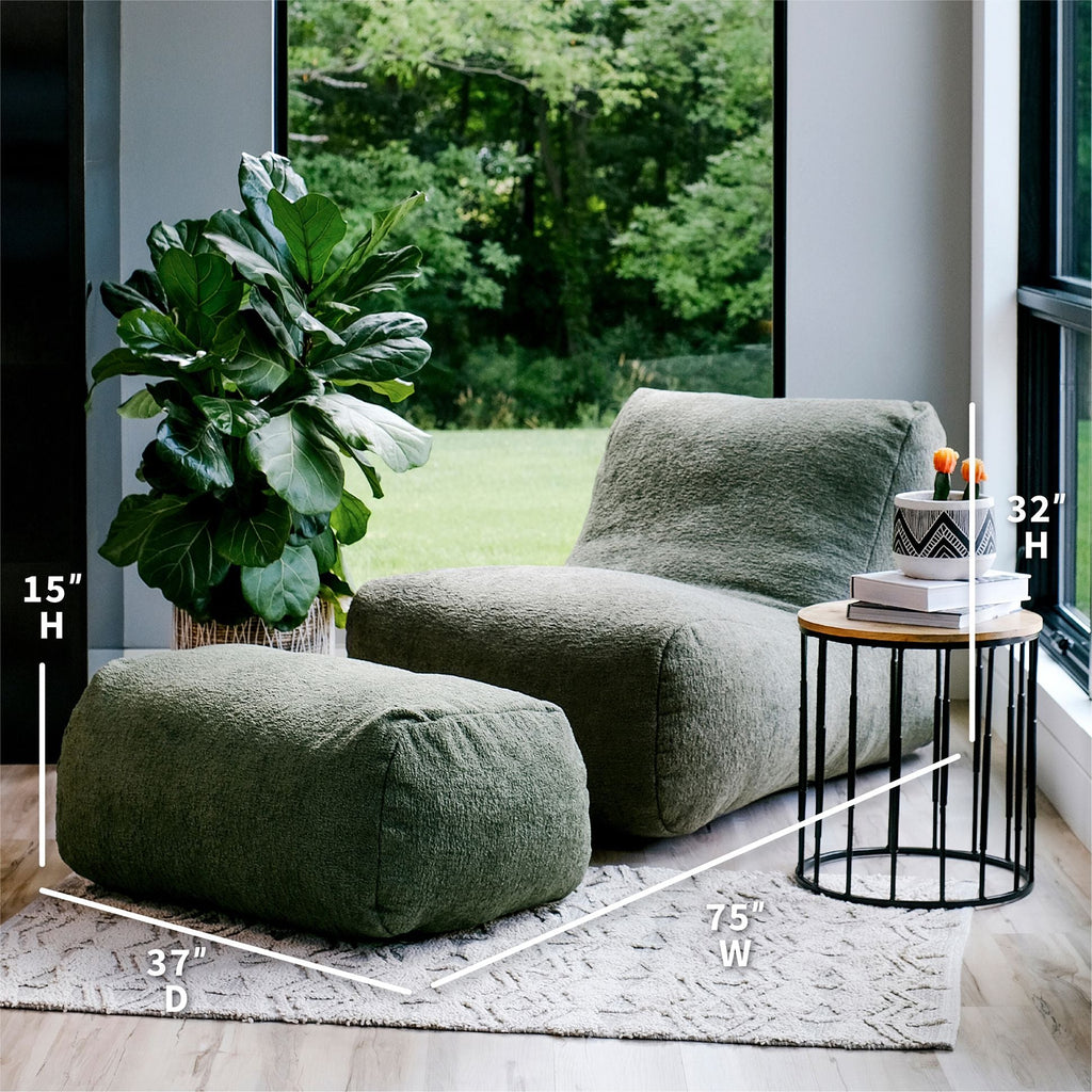 Modora® Chair and Ottoman Bundle