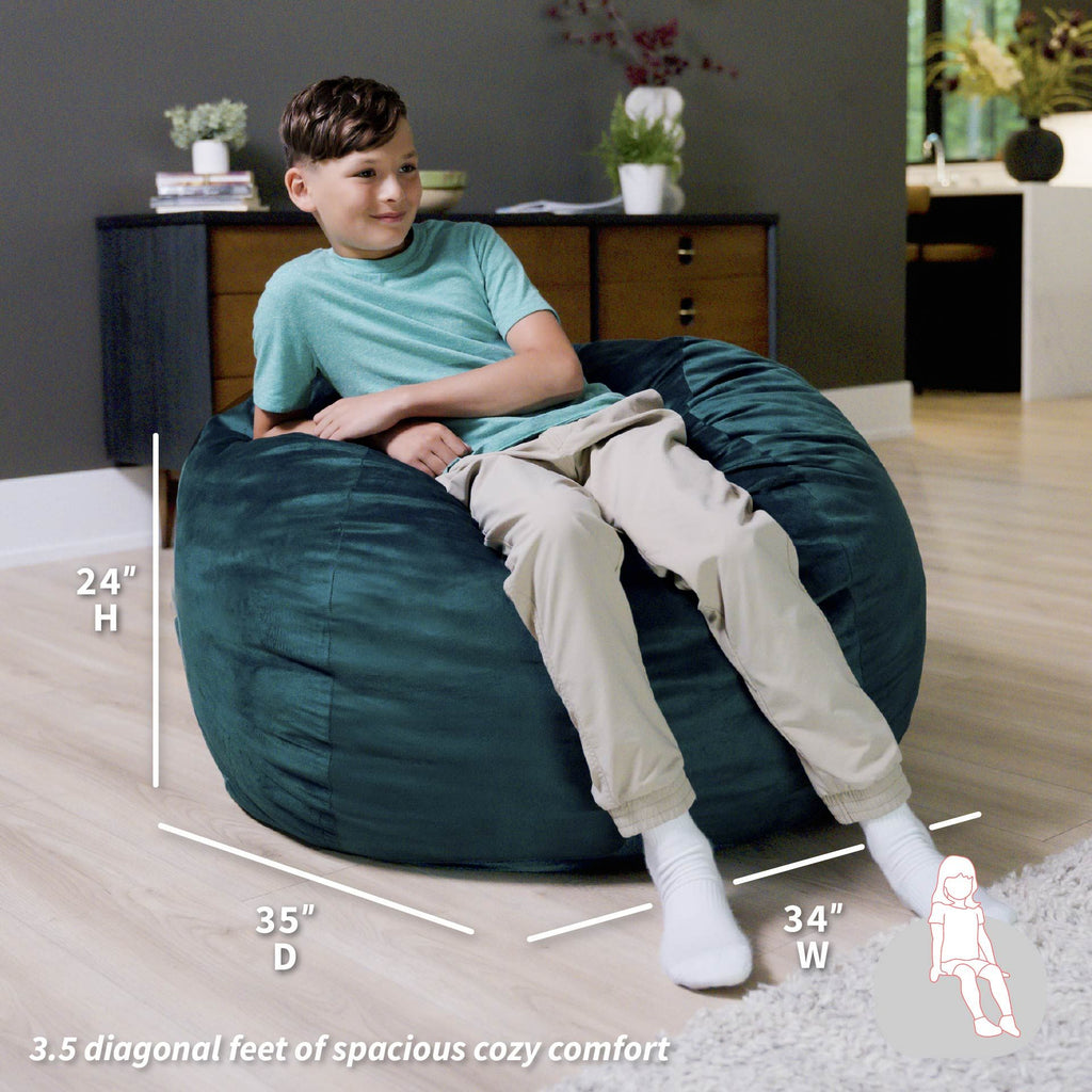 Fuf® 3.5Ft Foam Bean Bag