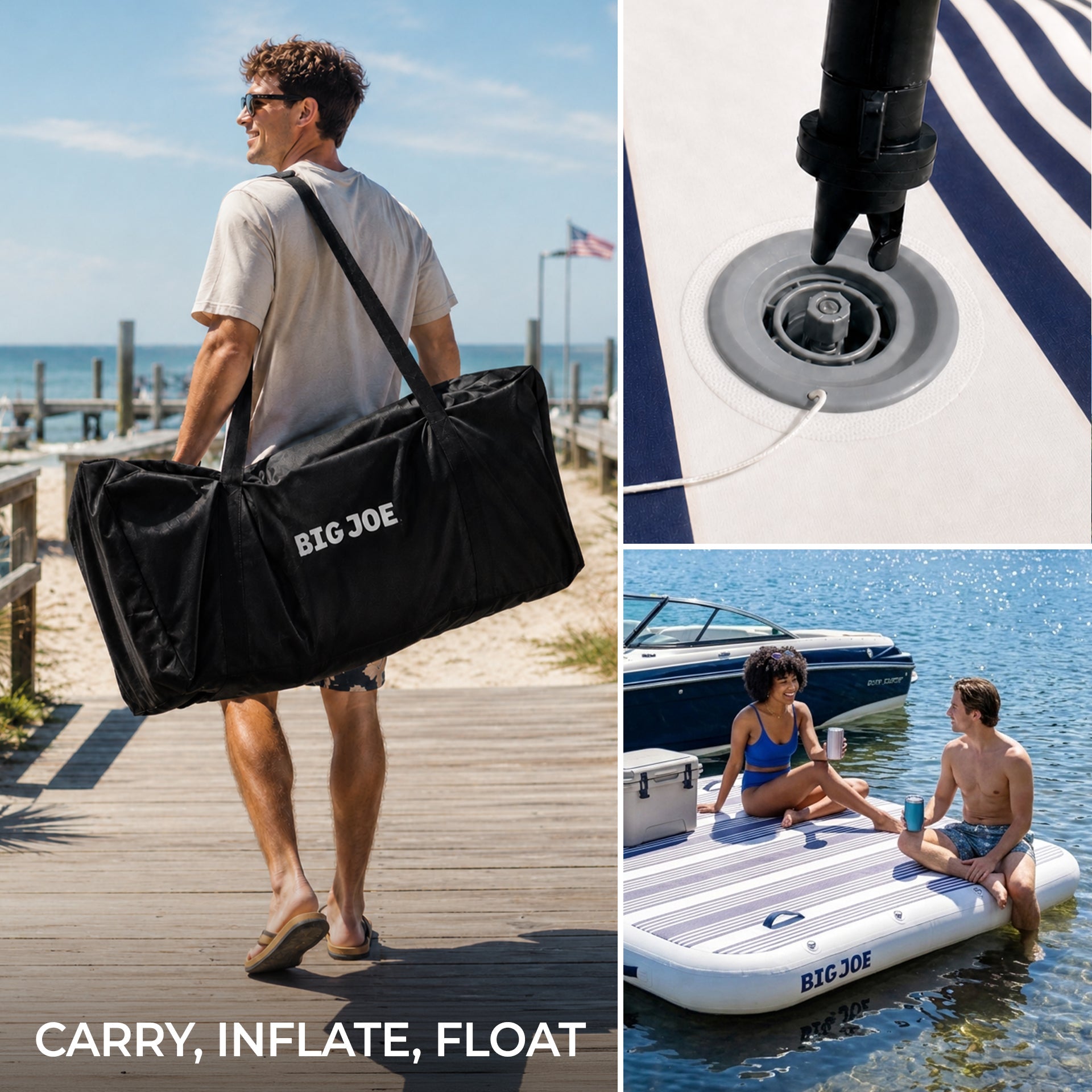 TidalJoy™ Square Inflatable Dock