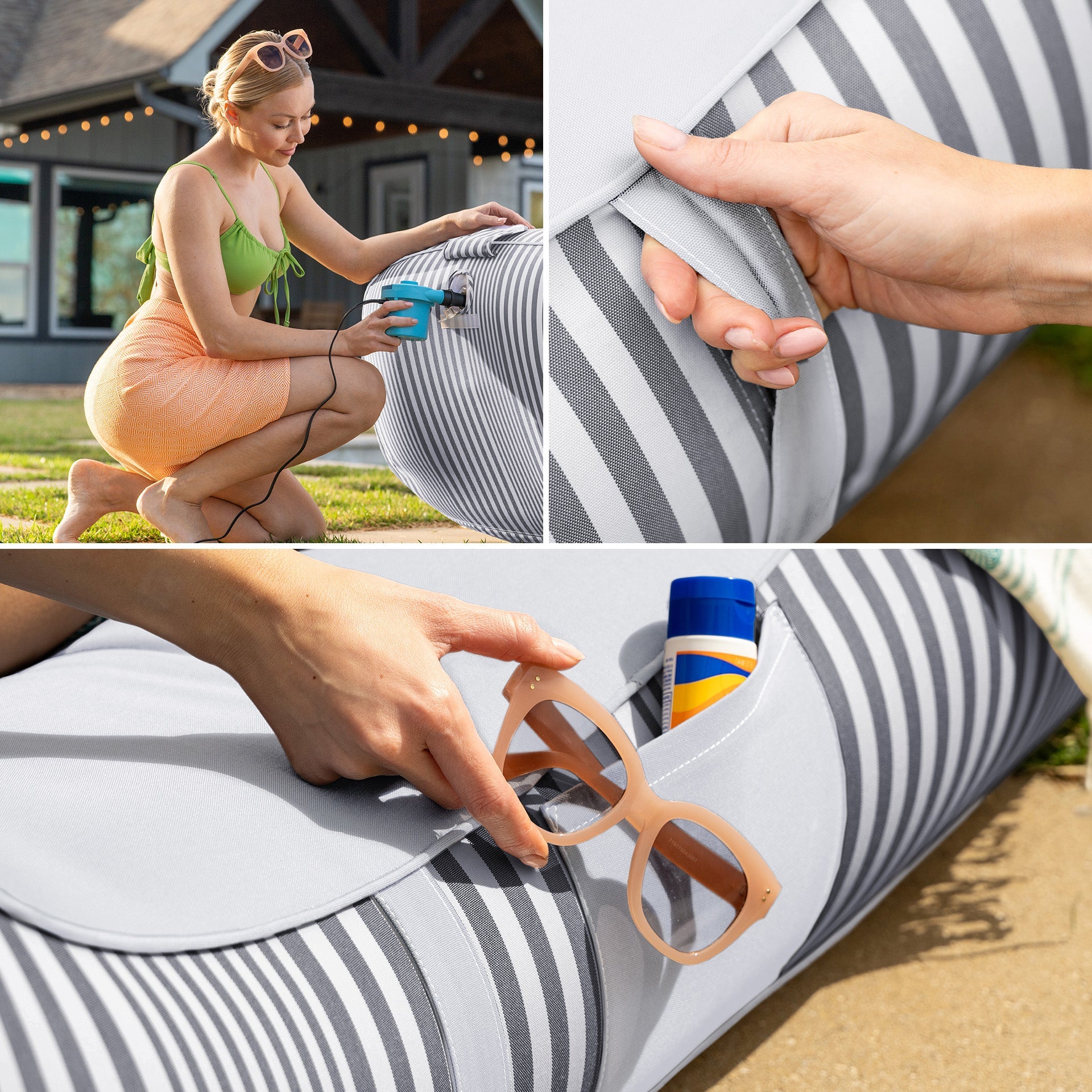 Dryside™ Lounger Inflatable Pool Float