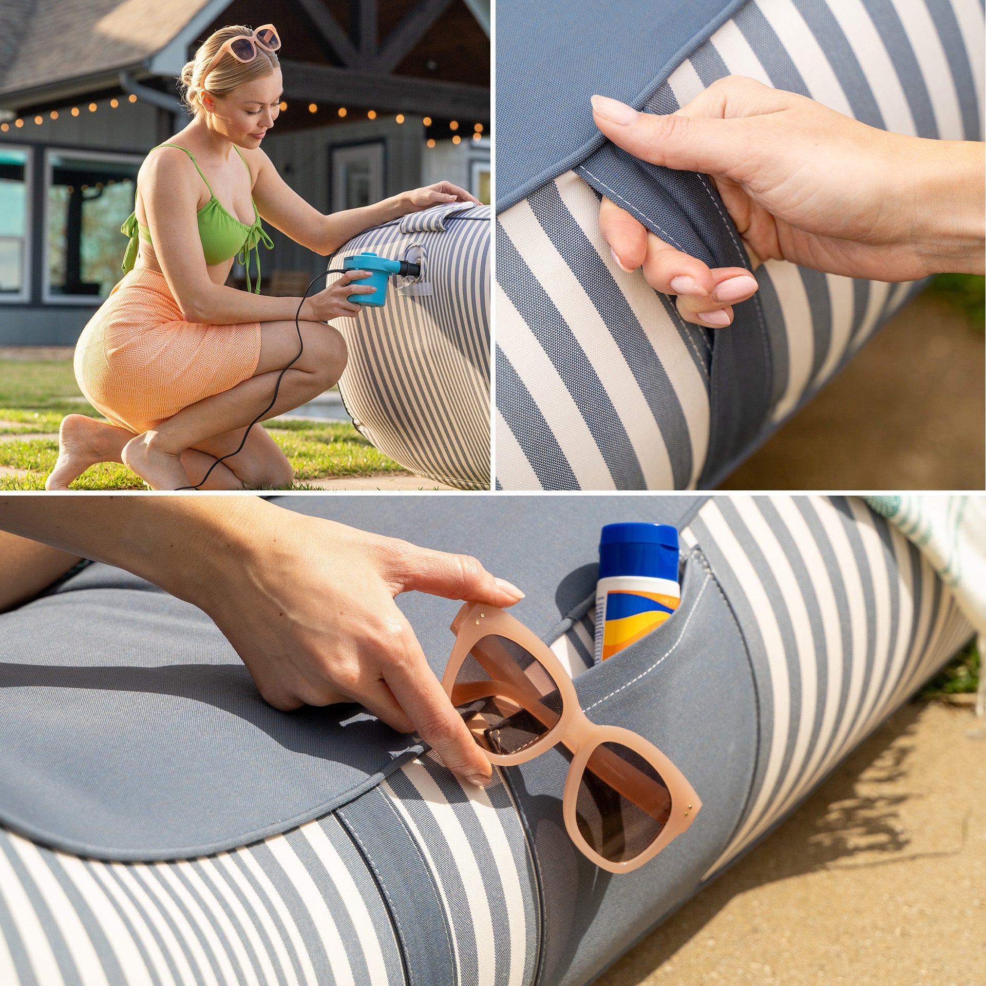 Dryside™ Lounger Inflatable Pool Float