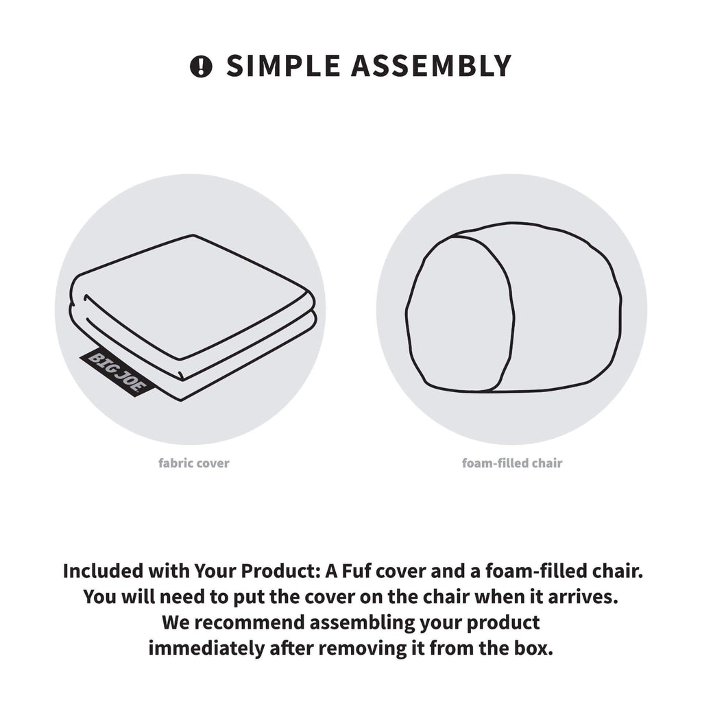 Fuf® 8Ft Giant Bean Bag