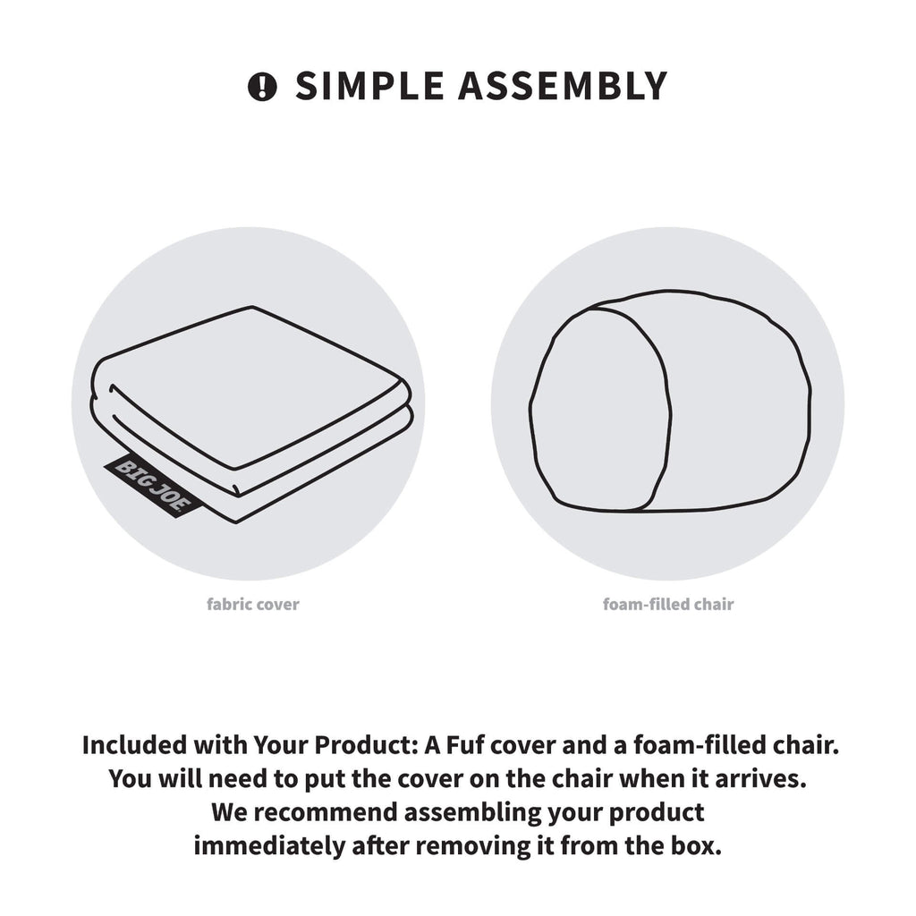 Fuf® 8Ft Giant Bean Bag