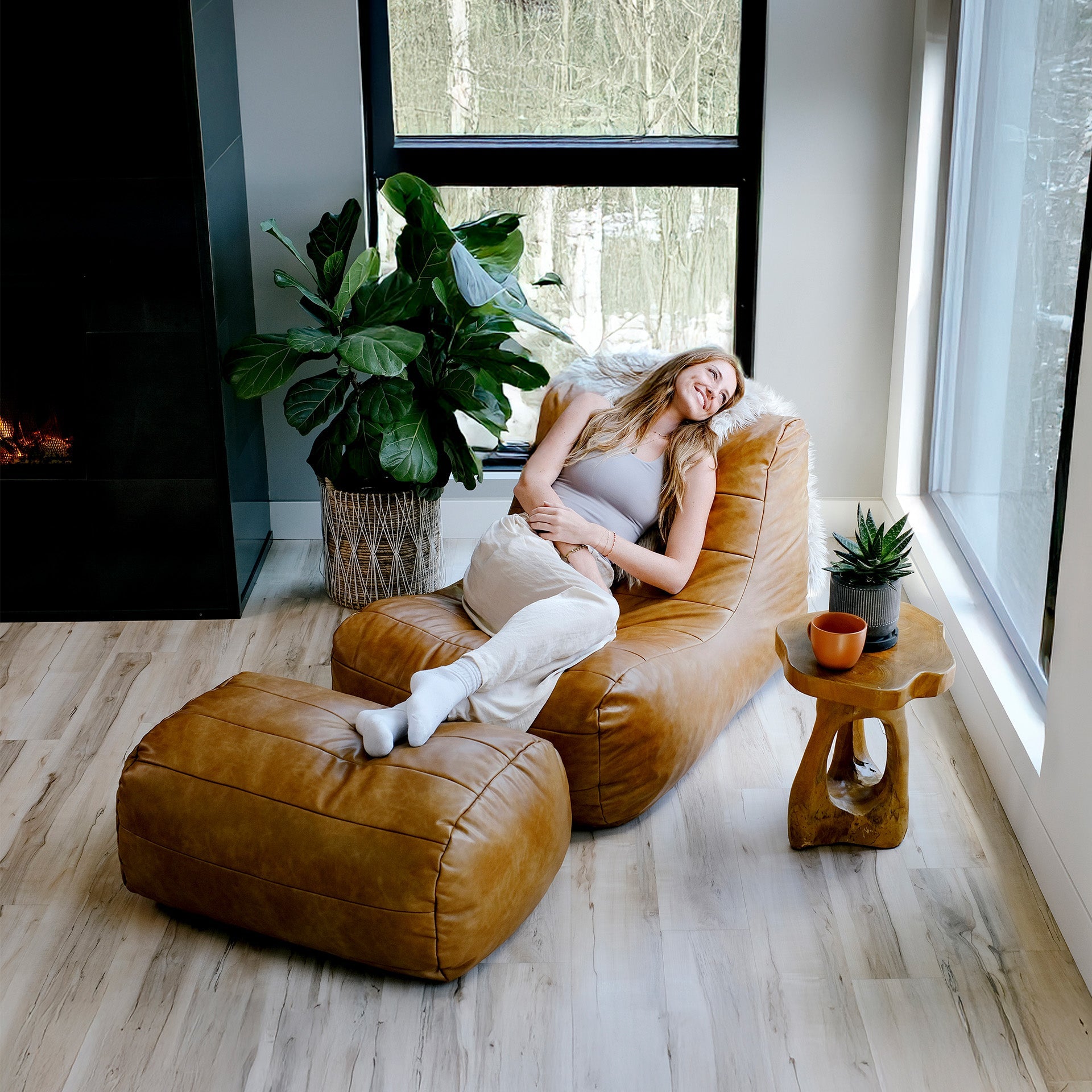 Modora® Chair and Ottoman Bundle